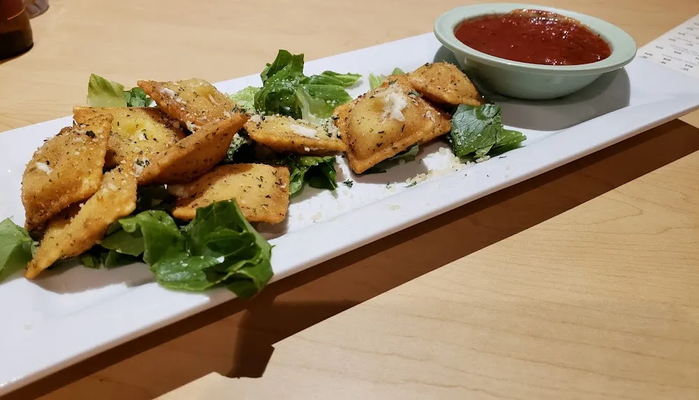 Fried Ravioli with Sauce
